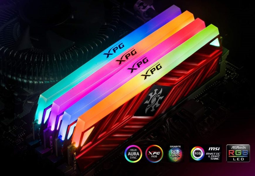 Nova moda v računalnikih za gaming so ADATA spominski moduli z RGB osvetlitvijo