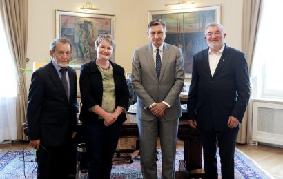Predsednik RS v palači sprejel člane skupnosti Slovencev v Avstraliji