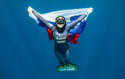 Alenka Artnik izboljšala svoj svetovni rekord na 111 metrov!